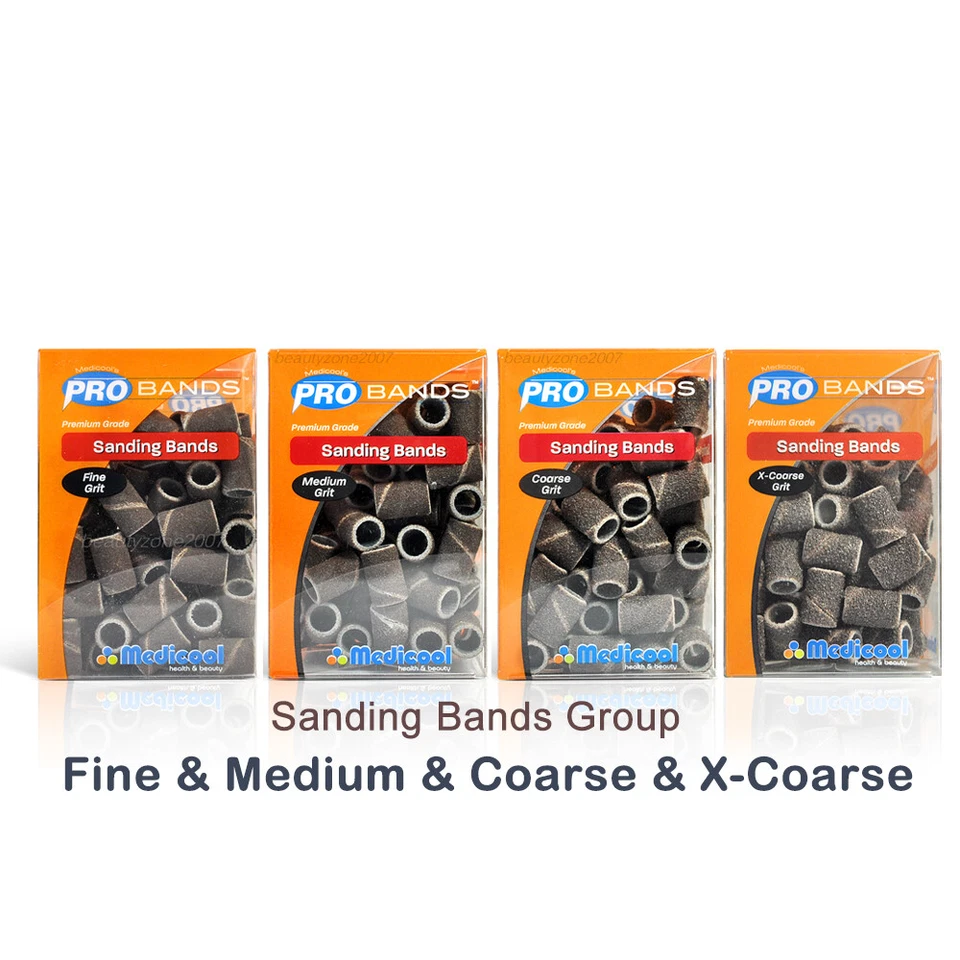 Medicool Acrylic Red Sanding Bands *Choose one grit* - Image 1 of 1
