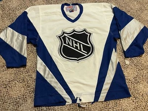 NHL 1999 All Star Game CCM Jersey sz M Blank Vintage White - Picture 1 of 4