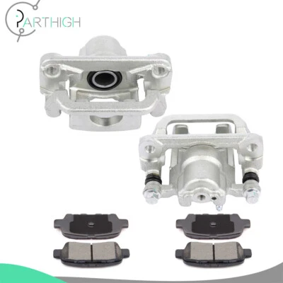 2x Pinzas de freno traseras 4x Kit de pastillas de cerámica para Nissan Sentra 2011-2012,2014-2016 Foto 1 de 4