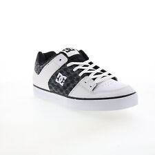 DC Pure 300660-BWG Mens White Leather Skate Inspired Sneakers Shoes