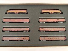 ConCor N Scale Pennsylvania Special Train Set, 1 Powered, 1 Dummy & 6 Pas.cars