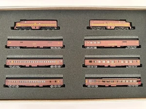 ConCor N Scale Pennsylvania Special Train Set, 1 Powered, 1 Dummy & 6 Pas.cars - Picture 1 of 9