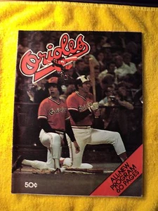 Baltimore O's Program 1977. EX ...AUCT#1038 - Picture 1 of 2