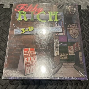 Rare New Filthy Rich The 3D Game Of Capitalism 1998 Wizards Of The Coast SEALED - Picture 1 of 6