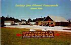 TRAILERS, Altamont Campground, ALTAMONT, Illinois Chrome Advertising Postcard