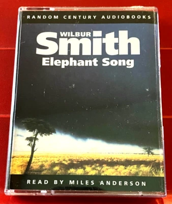Wilbur Smith Elephant Song 2-Tape Audio Miles Anderson Africa/Action/Adventure - Image 1 of 4