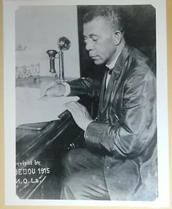 BOOKER T. WASHINGTON at Desk ~ C. 1915 Arthur P. Bedou 8 x 10 B/W Photograph - Picture 1 of 1