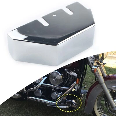 Rear Brake Master Cylinder Cover Chrome For Harley Davidson FL 79-84& FLST 86-99 - image 1 of 4