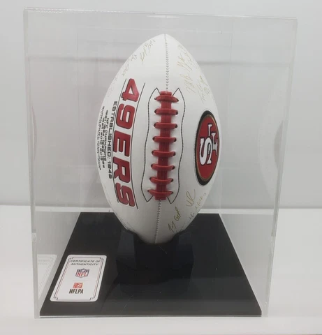 2021 NFL Rawlings Signature Football with Case SAN FRANCISCO 49s Limited Edition Cover