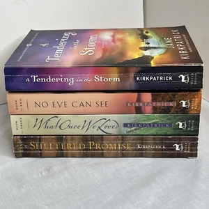 Lot of 4 Jane Kirkpatrick Novels Books No Eye Can See Sheltered Promise - Picture 1 of 5