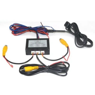 Car Front/Rear Parking View Camera Video 2 Channel Control Box Converter Kits - Image 1 of 4