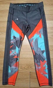 Women's Large Under Armour Heat Gear Compression Capri Athletic leggings - Picture 1 of 6