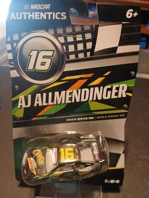 AJ Allmendinger Mt Dew #16 - Lionel 1/64 Nascar Authentics Diecast 2024 Wave 06 - Image 1 of 2