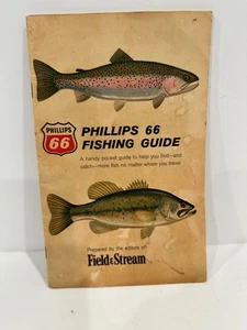 1963 Phillips 66 Angelführer Vintage Buch Field & Stream Pocket Fresh Salt - Bild 1 von 14