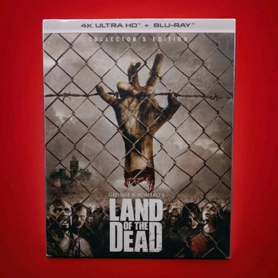 Land of the Dead (2005) 4K UHD + 2 Blu-ray + Slipcover • New • Shout/Scream - Image 1 of 4