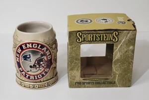 Sportsteins New England Patriots Stein Becher 5,5" H NFL Pro Sports NEU OPEN BOX - Bild 1 von 15