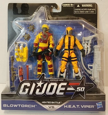 Soplador de batalla térmico GI Joe 50 aniversario vs H.E.A.T. Viper Heat ARAH SIN USAR, EN CAJA Foto 1 de 2