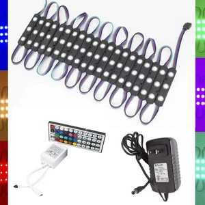 20FT Storefront Window LED Light RGB Multi Color Change + RGB Controller + UL... - Picture 1 of 9