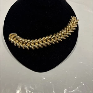 Pulsera RAU KLIKIT Tono Dorado Grueso Eslabón Declaración De Colección - Firmada - Imagen 1 de 6