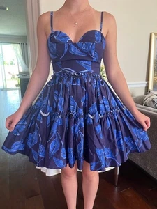 NWT PatBO Nightflower Cotton Mini Dress Size O XS/SM NWT - Picture 1 of 7