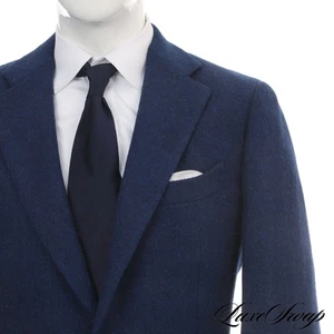 LNWOT Suitsupply INTENSE Sapphire Royal Blue Harris Tweed Jort Jacket Blazer 46 - Picture 1 of 9