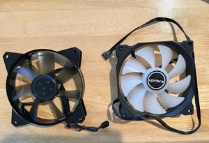 Cooler Master Fan DF1202512RFLN & UpHere Fan Cooling Computer Parts Lot Bundle - Afbeelding 1 van 18