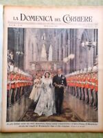 Nozze Asti Garibaldi La Domenica del Corriere 19 gennaio 1947 De Gasperi USA