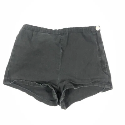 Pantalones Cortos Forever 21 Mujer Pequeño Junior Negro Chino Elastizados Cremallera Frontal Plana Lateral Foto 1 de 4