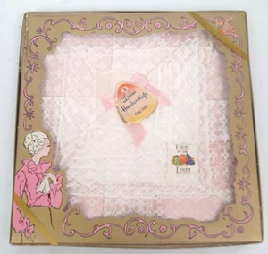 Juego de 2 pañuelos vintage de encaje de algodón blanco Fruit of the Loom para damas LEER - Imagen 1 de 8