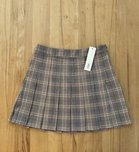 Neu Esprit Mini Faltenrock Stiefel Stretch Rock Business Gr.36 Kariert - Bild 1 von 2