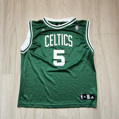 Camiseta Kevin Garnett Boston Celtics Baloncesto Niños XL Adidas Cosida Foto 1 de 3
