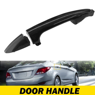Manija de puerta exterior para Hyundai Accent 2012-2017 trasera derecha lado del pasajero negra Foto 1 de 4