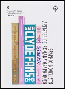 NOVELISTAS GRÁFICOS = CÓMICS, ARTE, ARTISTAS = Folleto de 8 MNH Canadá 2024 - Imagen 1 de 5