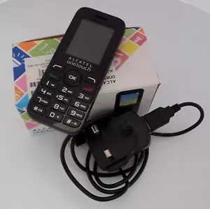 Alcatel OneTouch 1016G Black 1.8" Mobile Phone Boxed Excellent condition. - Picture 1 of 13