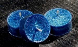 Paquete de 10 VELAS DE LUZ DE TÉ OCEAN SPRAY, VIOLETAS Y BERGAMOTA con aroma fuerte 60 horas/paquete - Imagen 1 de 12