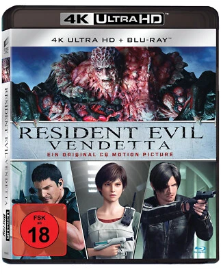RESIDENT EVIL - VENDETTA - 4K Ultra HD Region FREE UHD - + Blu-ray - Image 1 of 2