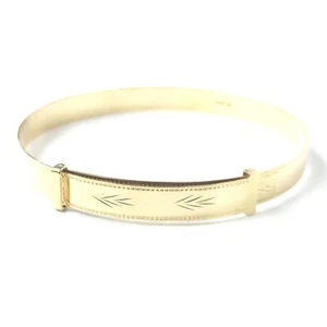9ct Gold Expandable Bangle Ladies UK Hallmarked 59.9-74.7mm Diameter 6.7g - Picture 1 of 17