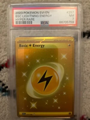 Pokémon TCG Basic Lightning Energy Scarlet & Violet-Base Set 257/198 Holo Hyper - Image 1 of 2