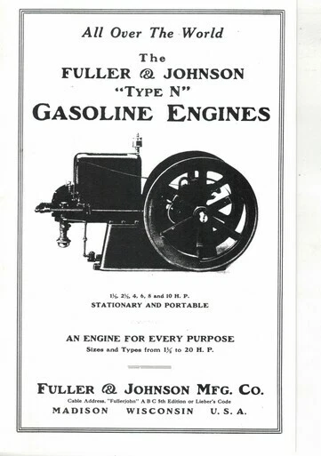 Fuller & Johnson Model N Gas Engine Motor Book - Image 1 of 1