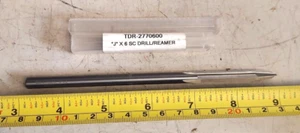 Midstates Cutting Tools TDR-2770600 "J" x 6 SC Drill/Reamer MCTI 12/14 Carbide - Picture 1 of 6
