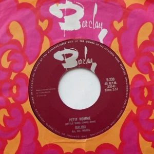 CANADA!!! NM- DALIDA Petit homme / Un tendre amour 1966 BARCLAY 45 - Picture 1 of 2