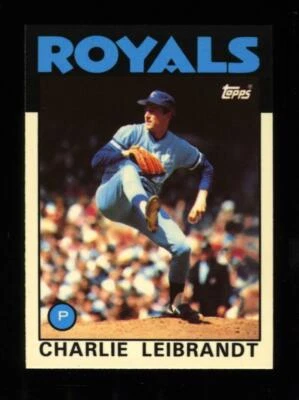 1986 Topps Tiffany #77 Charlie Leibrandt NM-MT Royals - Image 1 of 2