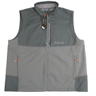 Mens Xl Orvis Pro Upland Hunting Softshell Vest Slate Gray Full Zip Up