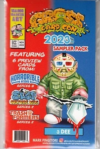 Garbage Pail kid Magic Marker Art Gross Card Con 2023 Sampler Pack 6 Promo Cards - Picture 1 of 2