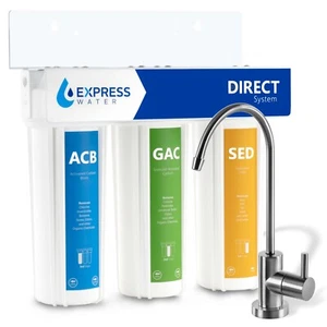 Express Water Direct System – 3 Stage Under-Sink Water Filtration System Filters - Picture 1 of 8