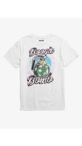 NUEVA Camiseta Fortnite Boogie Bomb Aerógrafo Tema Caliente Juegos Épicos Para Hombre Pequeño - Imagen 1 de 7