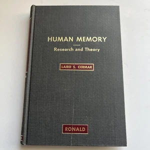 Human Memory: Research and Theory (Laird S. Cermak - 1972) - Picture 1 of 8