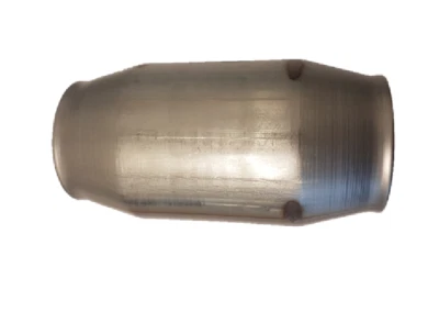 2 1/2" STAINLESS STEEL 409 BULLET CAT CONVERTER - 100 CELL HIGH FLOW - Image 1 of 2
