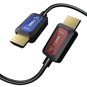 Fiber Optic HDMI Cable 15M, 48Gbps High-Speed HDMI 2.1 Cable 8K@60Hz 4K@120Hz - Picture 1 of 7