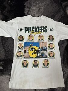 Vintage NFL Football Green Bay Packers Shirt Size M Legends 